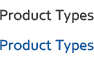Product Types