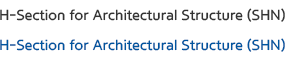 H-Section for Architectural Structure (SHN)