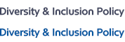 Diversity &amp;amp; Inclusion Policy
