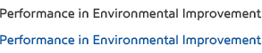 Performance in Environmental Improvement