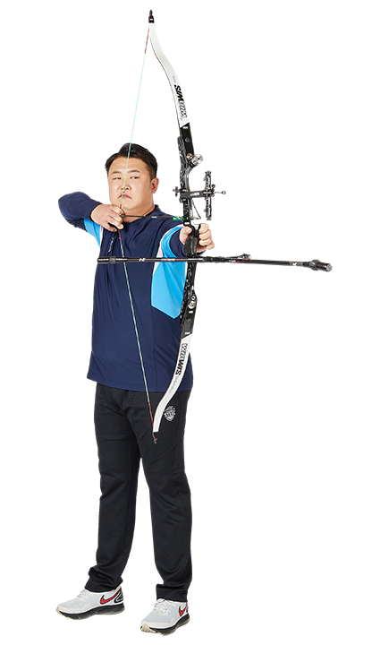 오진혁 선수 전신 사진